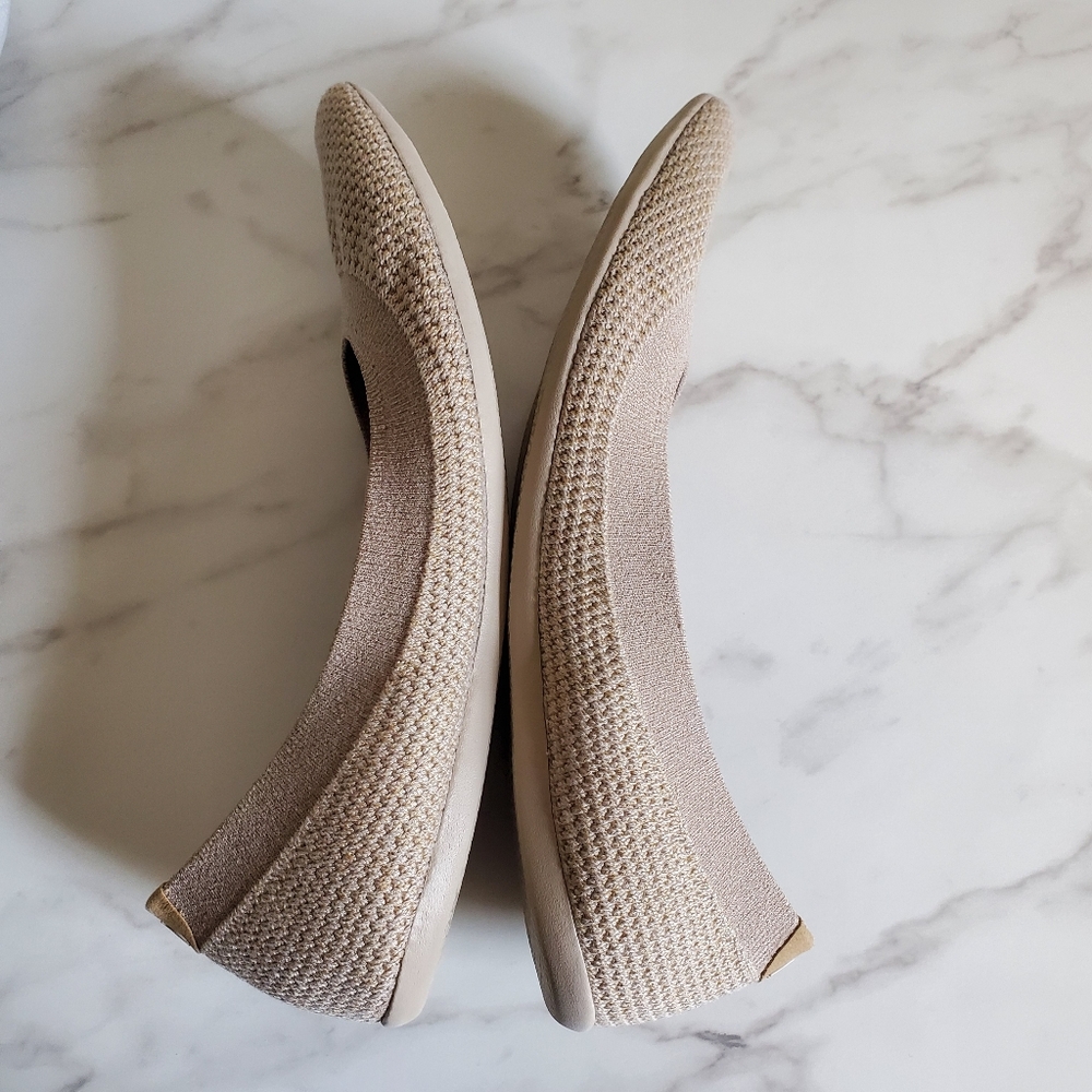 LOT OF 3 Allbirds Women's Ballerina Flats Tree Breezers 11W Beige, White, Grey - Picture 2 of 16